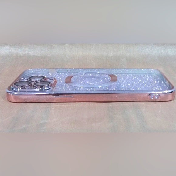 Cell Phones & Accessories Pink Glitter Iphone 14 Pro Max Case With